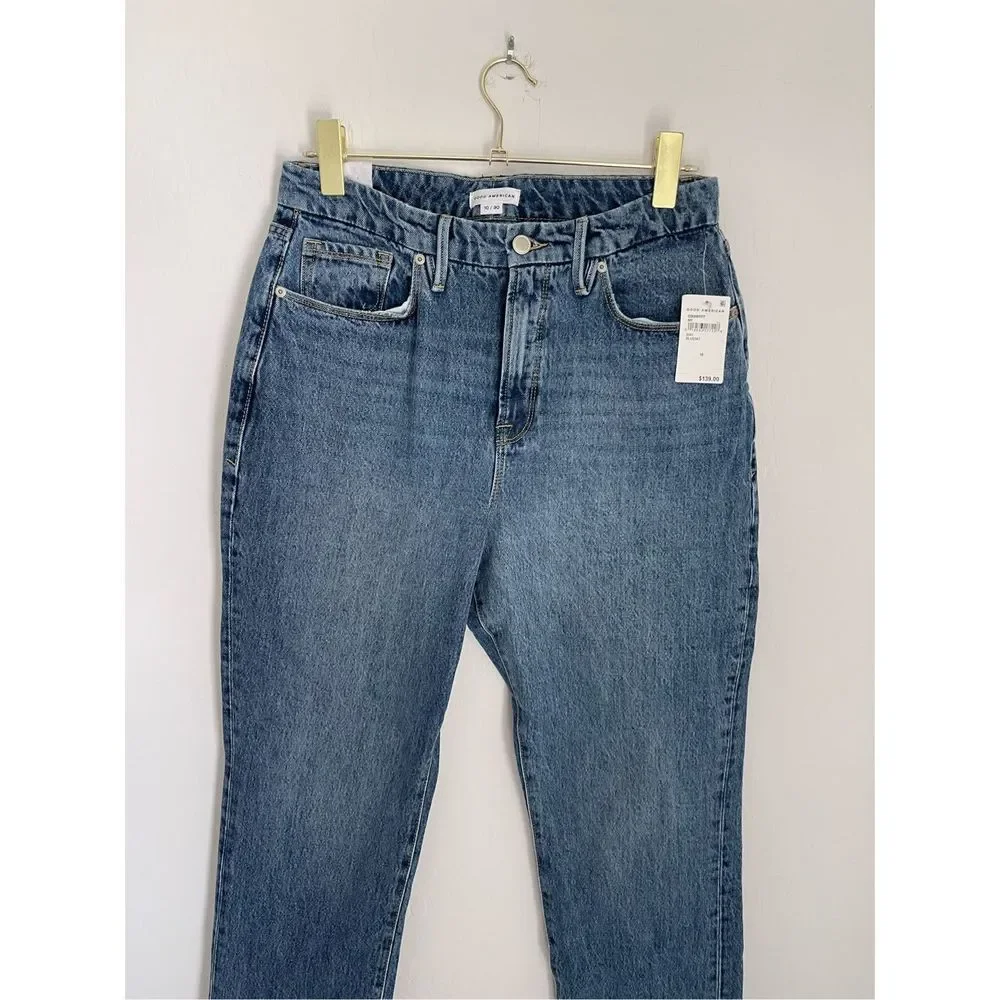GOOD AMERICAN Good Boy Jeans Size 30 NWT - Picture 2 of 9